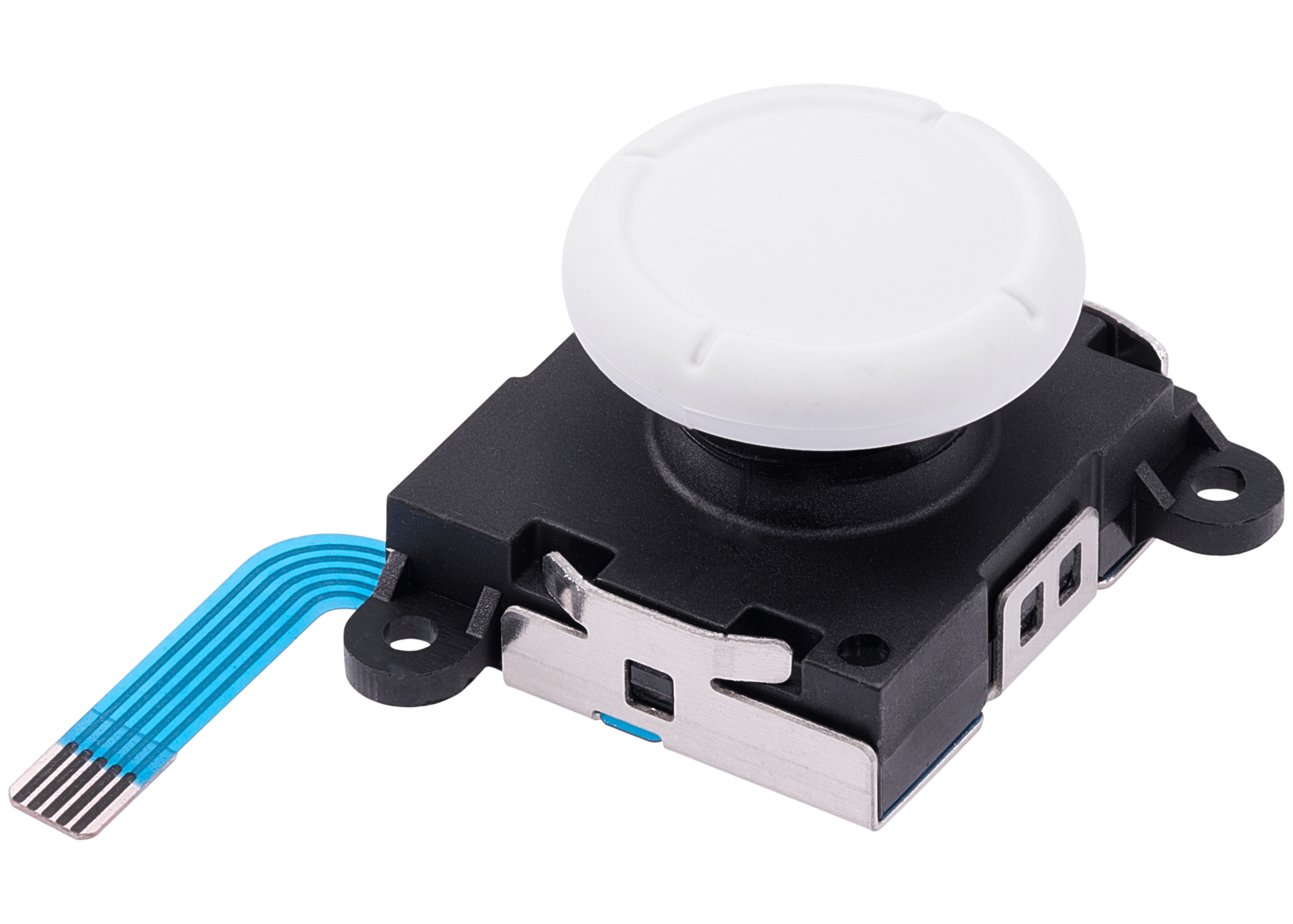 Joystick Analogique 3D avec Capuchon Blanc – Nintendo Switch / Lite / OLED